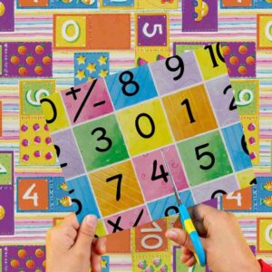 Cartulina Numeros 50x65 cm  x 10un EI2660-11