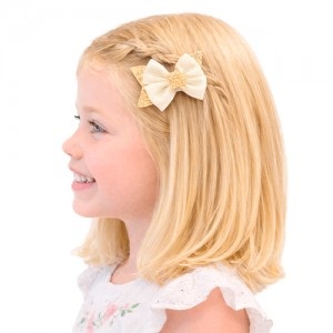 Moño Deluxe Blancos x 2un  ACC029