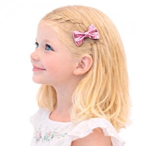 Moño Chic Rosa x 2un  ACC034