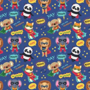 Pap de Regalo Super Heroicos x 10 un AF1461