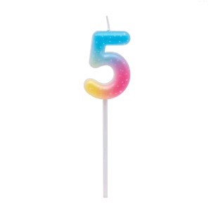 Vela Numero 5 Multicolor Jelly  VNJ5