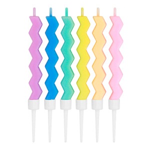 Vela Ondas ZIG ZAG  x 6un VFZ6